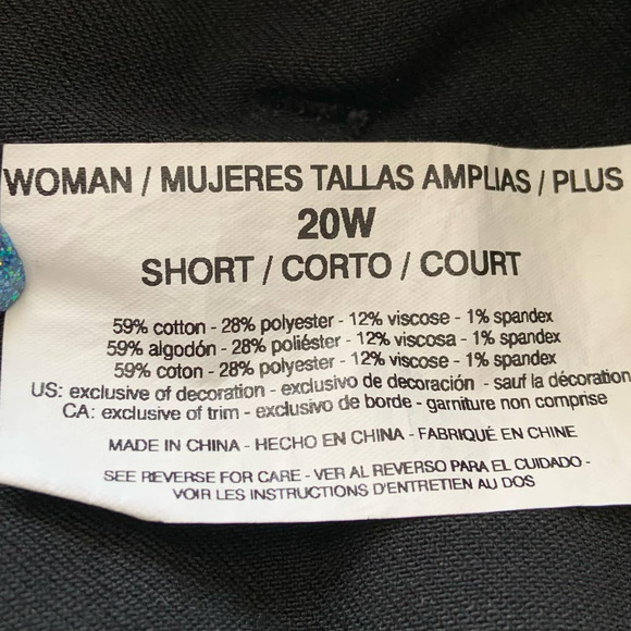 Gloria Vanderbilt Size 20W SHORT Amanda Skinny Jeans - Picture 8 of 10